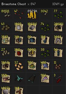 osrs brimstone chest loot table.